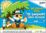 Sid Seagull says Be SunSmart poster
